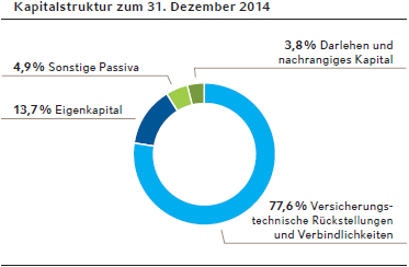 Kapitalstruktur zum 31. Dezember 2014